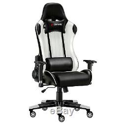 Home Office Executive Racing Gaming Chair Computer Desk Recliner Leather Chair