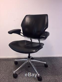 Humanscale Freedom Chair Black LeatherGood Condition office/home AWARD Winner