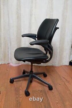 Humanscale Freedom Ergonomic Office Chair Black Leather