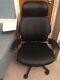 Humanscale Freedom Ergonomic Office Chair Headrest, Black Leather And Graphite