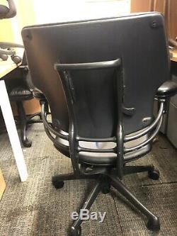 Humanscale Freedom Med Back Chair Original Black Leather