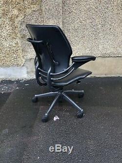 Humanscale Freedom Med Back Chair Original Black Leather