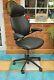 Humanscale Freedom Office Chair Black Leather Swivel Adjustable Vgc Collect/dpd