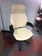 Humanscale Freedom With Headrest Cream / White Leather Just Upholstered
