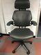 Humanscale Freedom With Headrest Grey Leather Just Upholstered