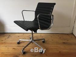 ICF Eames EA117 Swivel Office Desk Chair Leather Made in Italy