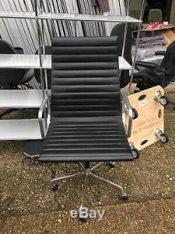 ICF aluminium group 119 Highback Eames Chair In Leather