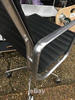 ICF aluminium group 119 Highback Eames Chair In Leather