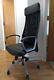 Ikea Markus High Back Office Swivel Chair Black Leather Fully Adjustable