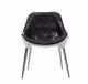 Industrial Aviator Retro Black Bicast Leather Kitchen Dining Office Chair