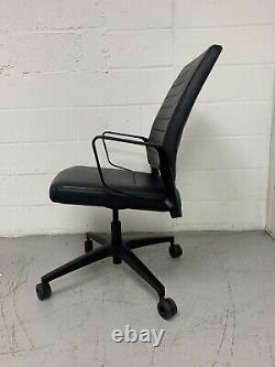 Interstuhl Vintage Office Leather Chair, VAT Included