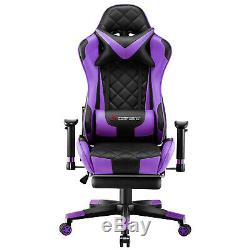 JL Comfurni Computer Racing Gaming Chair Home Office Chair Swivel Adjustable