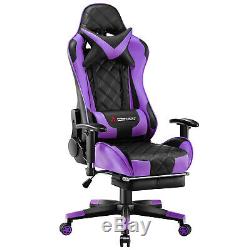 JL Comfurni Computer Racing Gaming Chair Home Office Chair Swivel Adjustable