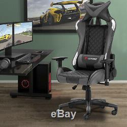 JL Comfurni Executive Gaming Computer Office Chair Recliner Home Desk Chair