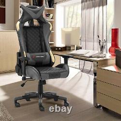 JL Comfurni Executive Gaming Racing Office Chair Swivel Home Computer Desk Chair