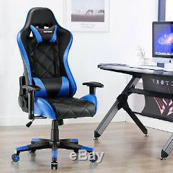 JL Comfurni Executive Home Office Computer Desk Chair Swivel Gaming Recliner
