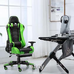 JL Comfurni Gaming Computer Home Office Chair Swivel Lift Leather Desk Chair