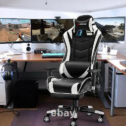 JL Comfurni Gaming Computer Office Chair Executive Swivel Home Recliner Chair