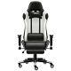 Jl Comfurni Gaming Racing Home Office Chair Computer High Back Recliner Leather