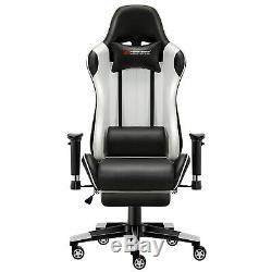 JL Comfurni Gaming Racing Home Office Chair Computer High Back Recliner Leather