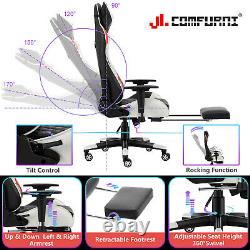 JL Comfurni Luxury Gaming Chair High Back Leather Office Home Computer Chair