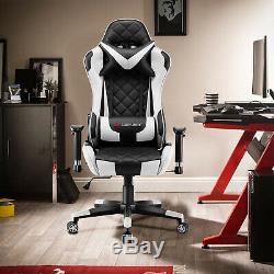 JL Comfurni Luxury Office Chair Swivel Recliner Gaming Computer Home Desk Chair