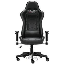 JL Comfurni Luxury Racing Gaming Home Office Chair Adjustable Swivel Computer