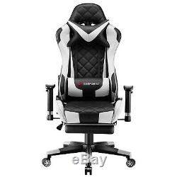 JL Comfurni Racing Gaming Chair Adjustable Swivel Computer Home Office Chair