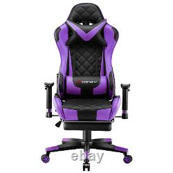 JL Comfurni Racing Gaming Chair Ergonomic Recliner Leather Computer Office Chair