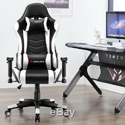 JL Comfurni Racing Gaming Chair Home Computer Desk Office Chair Adjustable