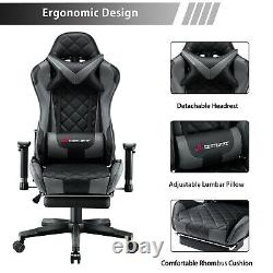 JL Comfurni Racing Gaming Chair Leather High Back Home Office Computer Chair