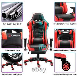 JL Comfurni Racing Gaming Computer Office Chair Swivel Recliner Home Chair