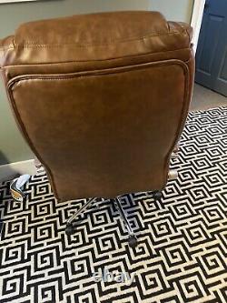 John Lewis Abraham Tan Leather Office Chair