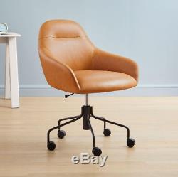John Lewis & Partners Valentina Leather Office Chair, Honey RRP £599