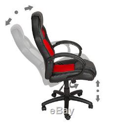 K&Co LUXURY EXECUTIVE OFFICE CHAIR RACING CAR COMPUTER RECLINING GAMING LEATHER