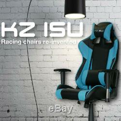 KZ ISU Executive Racing Chair Gaming Office Adjustable Recliner Leather Swivel