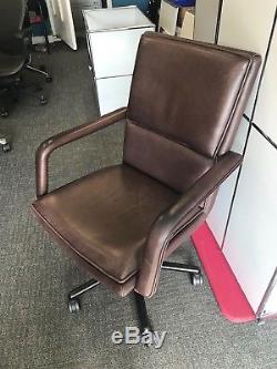 Keilhauer Elite Leather Executive Boardroom Swivel Office Chair (12 Available)