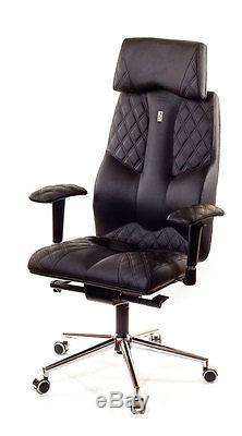 Kulik System© Business Italian Eco leather perforated Ergonomic Office Chair