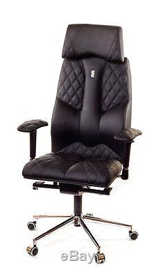 Kulik System© Business Italian Eco leather perforated Ergonomic Office Chair