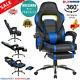 Langria Gaming Racing Chair Office Executive Recliner Adjustable Faux Leather Uk