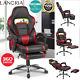 Langria Reclining Sports Racing Gaming Office Desk Pc Car Leather Chair Cushion