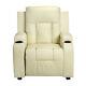 Leather Recliner W Drink Holders Armchair Sofa Chair Cinema Gaming Office Studio