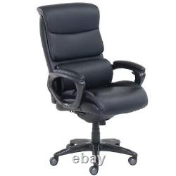 La-Z-Boy Air Executive Office Chair Bonded Leather Black Swivel in Black