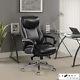 La-z-boy Black Leather Executive Comfortable Office Chair Ergonomic Features