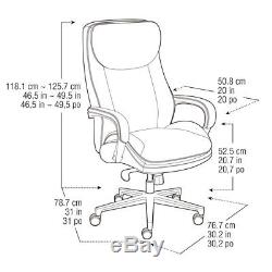 La-Z-Boy Black Leather Executive Comfortable Office Chair Ergonomic Features