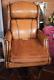 Large Executive Office Chair Vintage Styling Distressed Style Leather