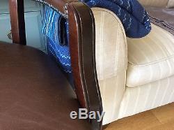 Laura Ashley Leather Franklin Captains Office Chair