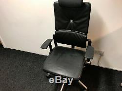 Leather Black Chair Steelcase Please Chair
