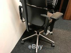 Leather Black Chair Steelcase Please Chair