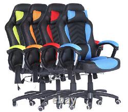 Leather Chair Reclining Office/Gaming Chair (with massage & heat)